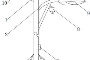 防盗式锂电池路灯