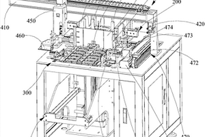 锂电池成品下料装盘设备