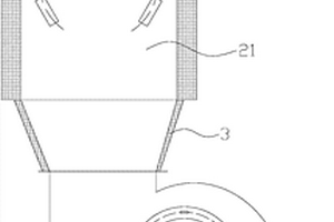 锂电池加工设备的PTC加热器风道安装结构