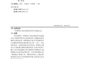 锂离子电池负极活性材料及制备方法