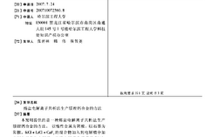 熔盐电解离子共析法生产镁锂钙合金的方法