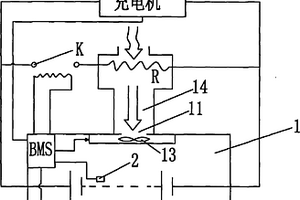 新型电动汽车用锂离子电池充电热管理电路