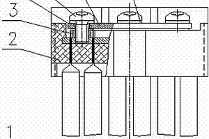 用于动力型软包锂电池模块的极耳连接装置