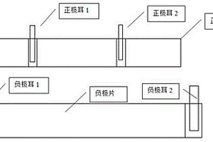 双极耳低内阻锂离子二次电池