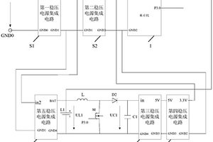 单片机用锂电池式短时供电系统及供电的方法