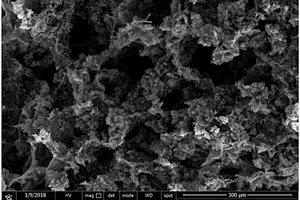 自支撑分级孔正极材料、制备方法及其在锂硫电池上的应用