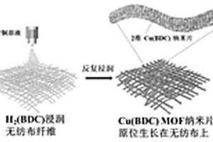 基于Cu(BDC)MOF多级结构的复合固态电解质膜及其制备方法