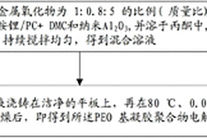 PEO基质凝胶聚合物电解质及其制备方法