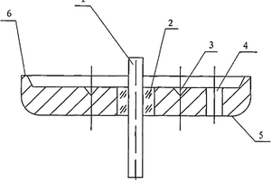 带隔离槽柱式锂电池用盖组