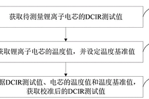 DCIR测试值的校准方法
