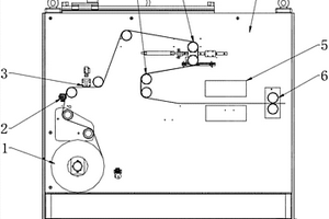 锂锰一次电池卷料正极片走料系统