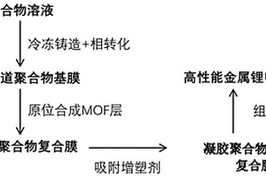 凝胶聚合物电解质复合膜及其制备方法与应用
