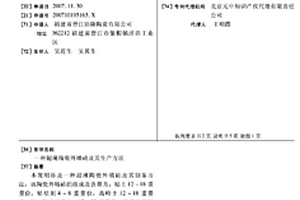 超薄陶瓷外墙砖及其生产方法