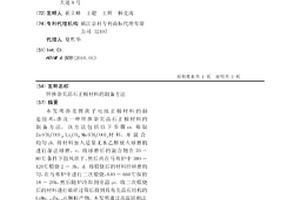 锌掺杂尖晶石正极材料的制备方法
