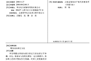 煤灰成分测定方法