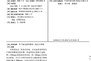 用于耐高温织物的二氧化硅纱线