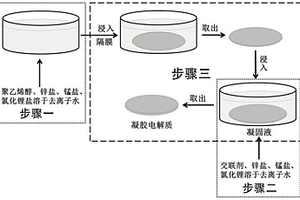 锌离子电池的凝胶电解质及其制备方法与应用