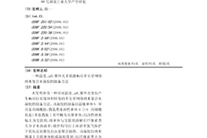 温度、pH、紫外光多刺激响应半互穿网络纳米复合水凝胶的制备方法