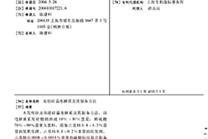 高能硅晶电解质及其制备方法