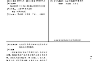 电池活性物质的制备方法及由此制备的电池活性物质