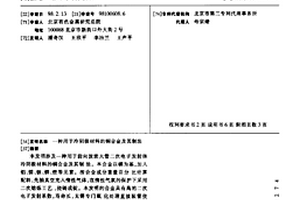 用于冷阴极材料的铜合金及其制法