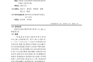 超级电容器正极材料稀土掺杂LiNi0.5MN1.5O4的制备方法
