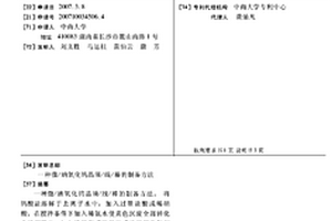 微/纳氧化钨晶须/线/棒的制备方法