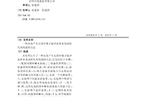 高效产生太阳中微子脉冲波和水变油转化剂母液的方法