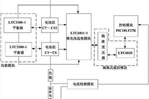 基于PIC单片机的双向主动均衡电动汽车电池监控系统及控制方法