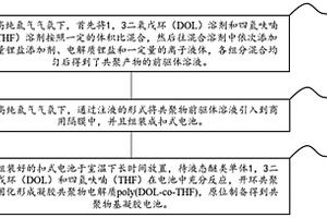 原位开环共聚合制备凝胶共聚物电解质的方法