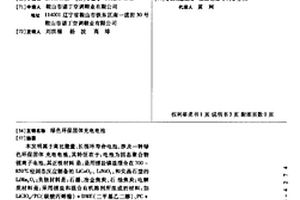 绿色环保固体充电电池