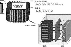 涂覆有活性氧化物材料的金属泡沫阳极