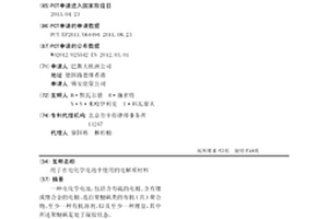 用于在电化学电池中使用的电解质材料