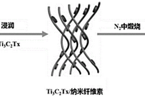TiO<Sub>2</Sub>/CNF电池负极材料及其制备方法