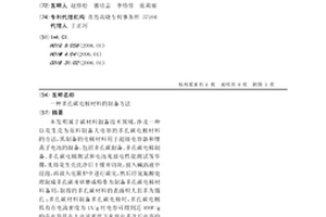 多孔碳电极材料的制备方法