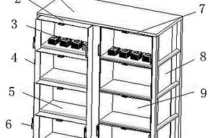 防电池自燃蔓延型货架