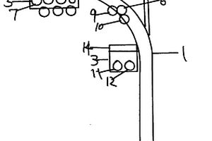太阳能电池发光的路灯