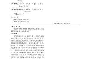 降冰片烯类、醋酸乙烯酯和环己烯类三元共聚催化剂以及三元共聚方法