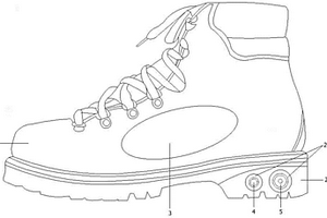 具备智能求救功能的登山鞋