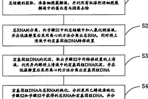 分离微生物宏基因组DNA与总RNA的方法