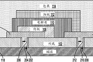 具有用于电子设备和电池的公共衬底的可安装在身上的装置