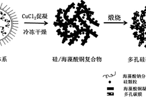 多孔Si/C复合微球的制备方法