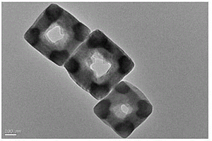 四面镂空CoFe<sub>2</sub>O<sub>4</sub>纳米材料及其制备方法和应用