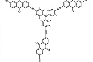 芳基硼-蒽醌基共轭聚合物及其制备方法和应用