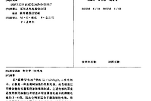 电化学二次电池
