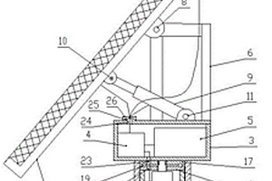 微光太阳能路灯电池板方位角调节装置