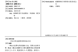 永久性抗静电剂的制备方法