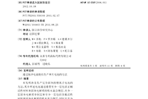 通过脉冲电流烧结生产单片电池的方法