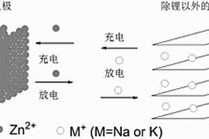 以锌为负极的充放电电池