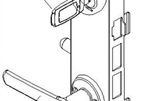 带锁门提醒功能的钥匙